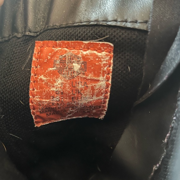 Harley Davidson Leather Motorcycle Boots - Picture 10 of 11